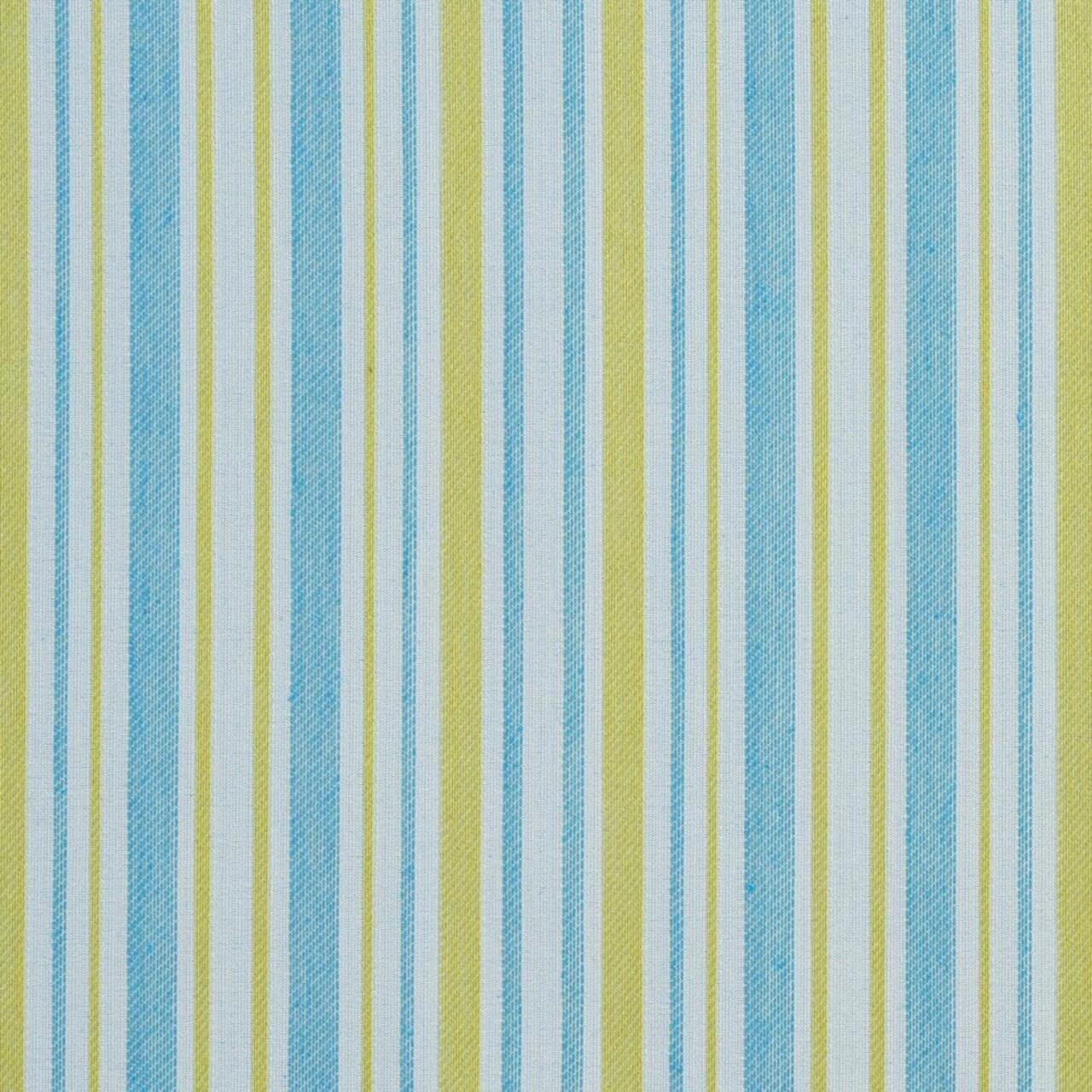 Blue Green Stain Resistant Performance Pet Friendly Stripe Woven Pattern Upholstery Fabric by The Yard - SKU: Jude Calypso